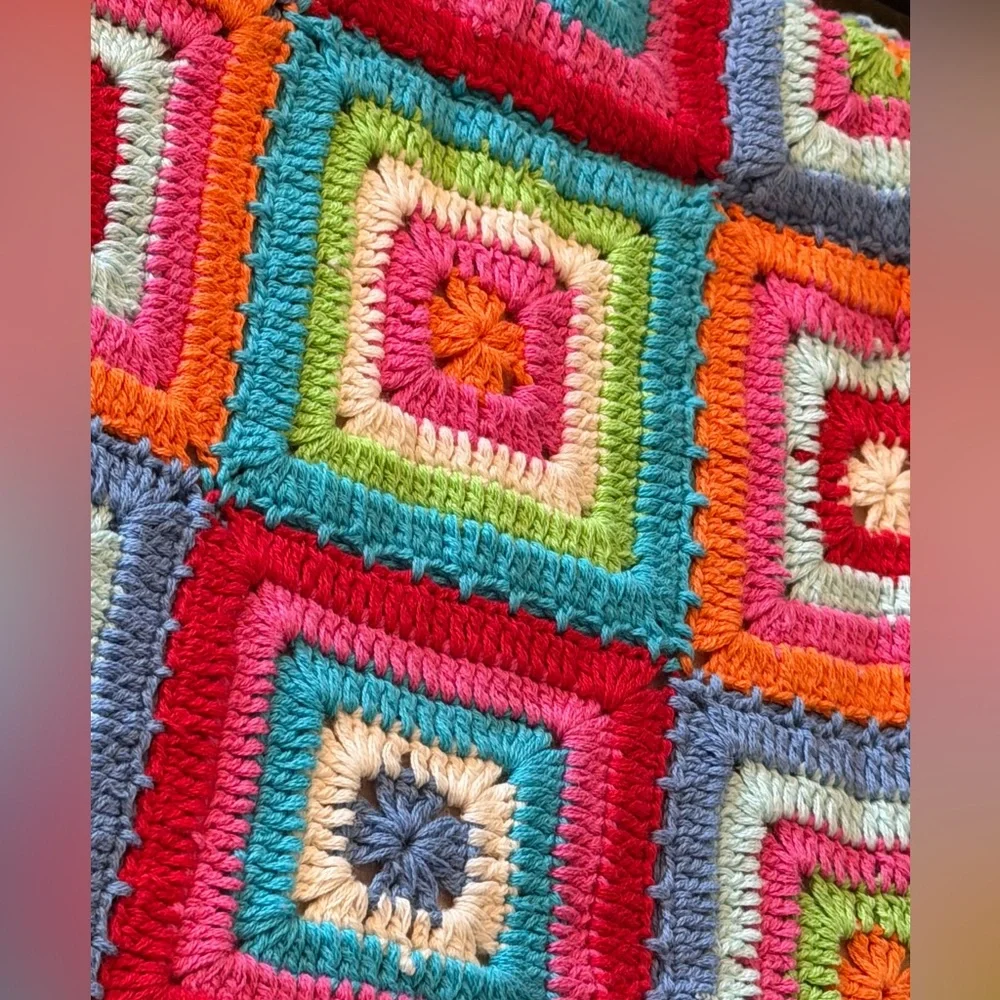 Show Me Your Mumu Crochet Pisces Micro Mini Skirt. Women’s Sz-S Vibrant | Retro - Picture 4 of 8